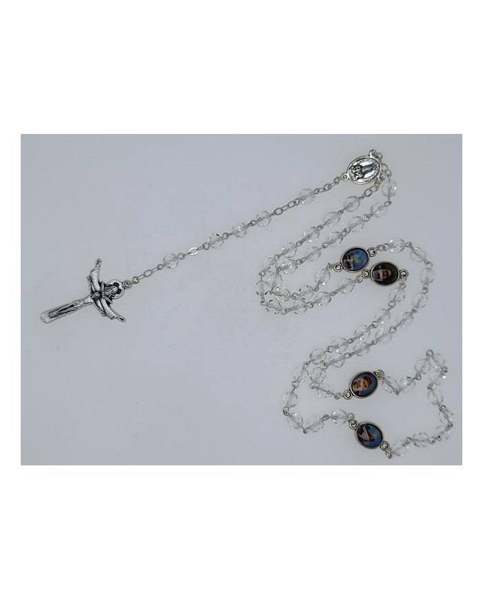 TERCO CRISTAL 6MM C/ MEDALHAS PN