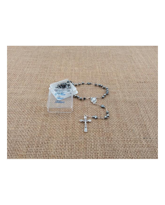 TERCO HEMATITE CUBO 4MM + CR C/ CX