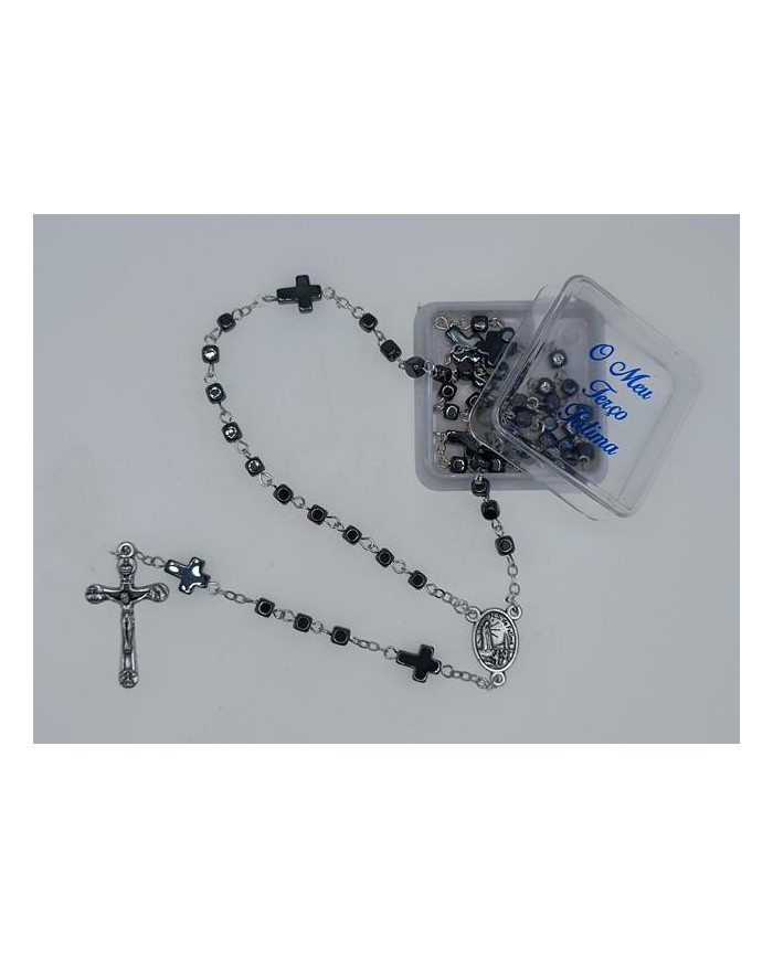 TERCO HEMATITE CUBO 4MM + CR C/ CX