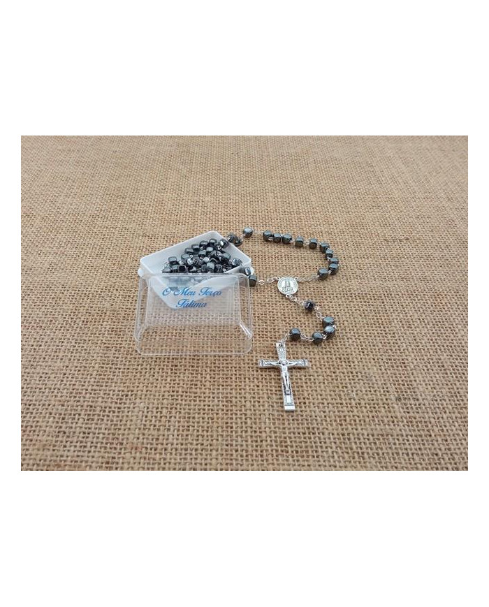 TERCO HEMATITE CUBO 6MM C/ CX