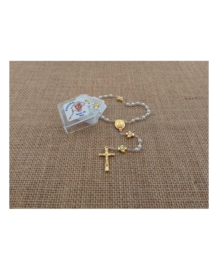 TERCO PEROLA 4MM OURO PAZ