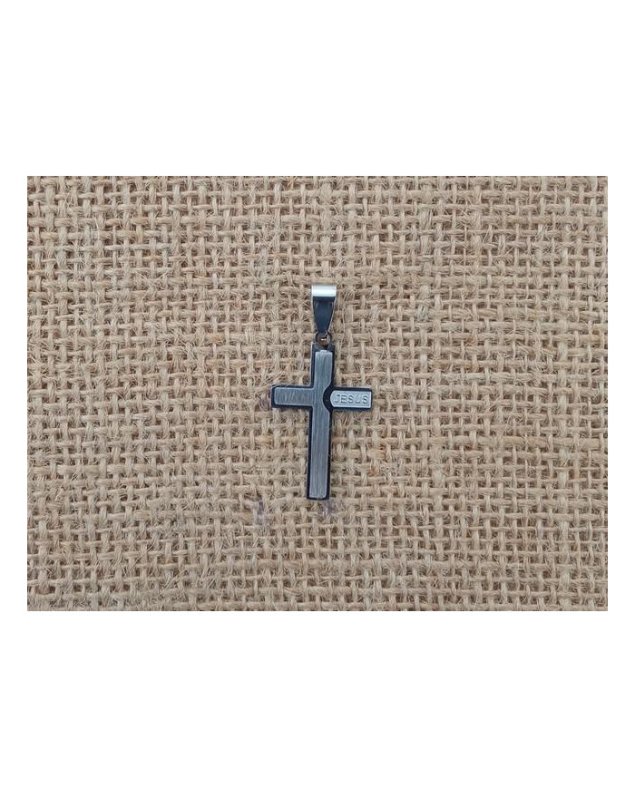 CRUZ ACO 35MM JESUS ESCRITO