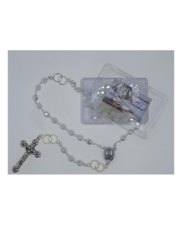 TERCO CRISTAL 7MM BRANCO MT P