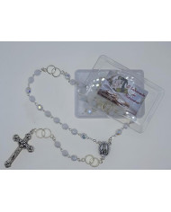 TERCO VIDRO MURANO LUMINOSO 8MM MT OURO BRANCO