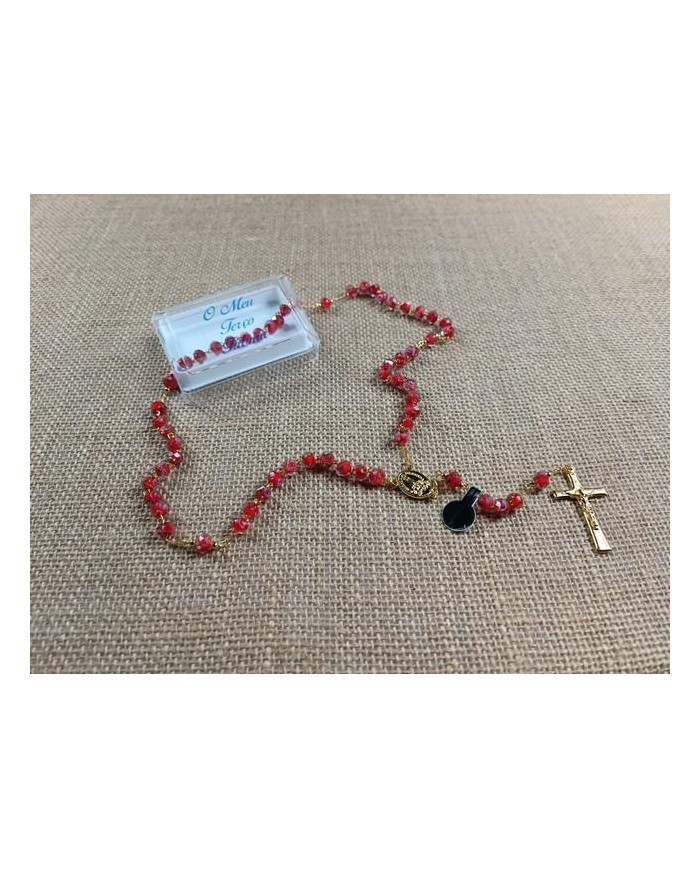 TERCO VIDRO MURANO 8X6MM C/ CX