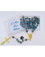 TERCO VIDRO MURANO 8X6MM C/ CX