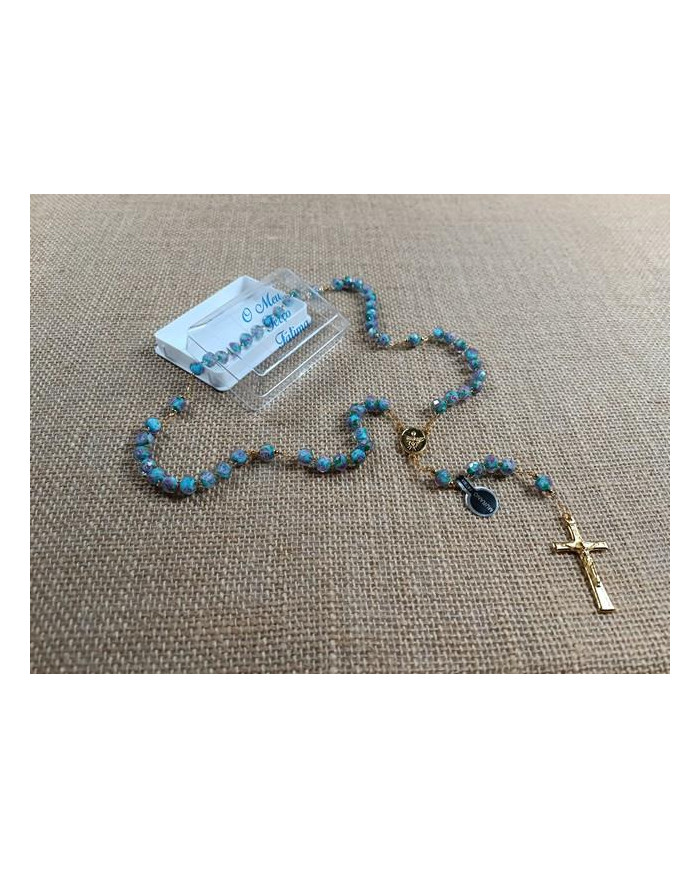 TERCO VIDRO MURANO 8X6MM C/ CX