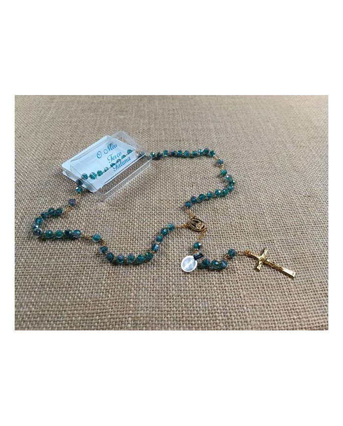 TERCO VIDRO MURANO 8X6MM C/ CX