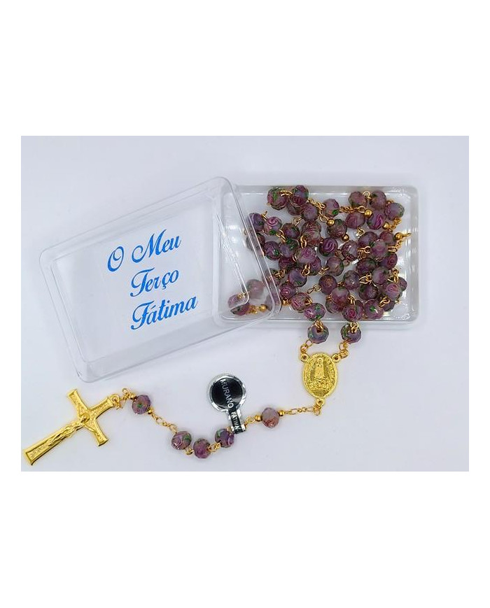 TERCO VIDRO MURANO 8X6MM C/ CX