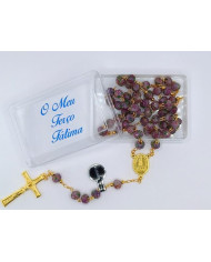 TERCO VIDRO MURANO 8X6MM C/ CX