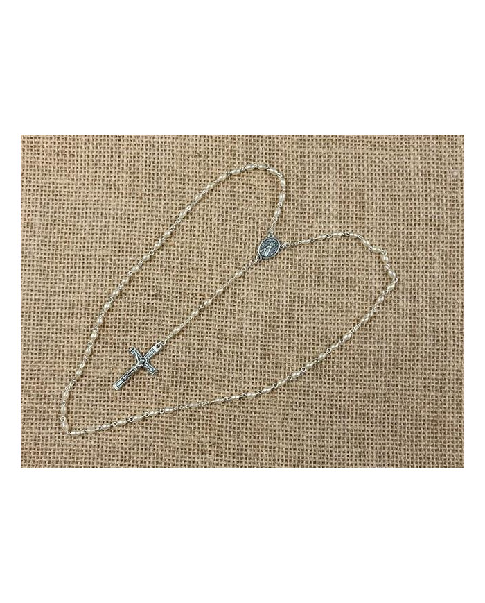 TERCO PEROLA OVAL 3X5MM P MARFIM