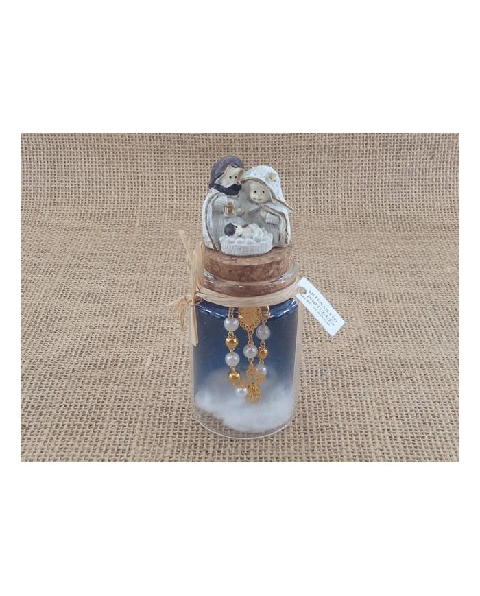 DEZENA PEDRA 6MM NATAL OURO BRANCO PEROLA