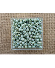 CONTAS PLASTICO RAIADO 8MM