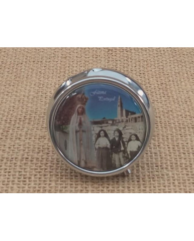 CAIXA COMPRIMIDOS REDONDA 50MM BASILICA ANTIGA