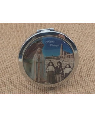 CAIXA REDONDA C/ ESPELHO 70MM BASILICA ANTIGA