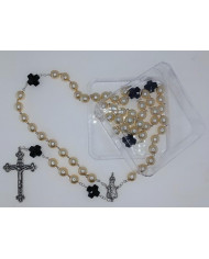 TERCO PEROLA 10MM + CRUZ PRETA C/CX