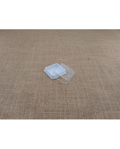 CAIXA PLASTICO QUAD. 45MM C/ ETIQ