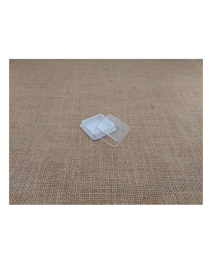 CAIXA PLASTICO QUAD. 45MM C/ ETIQ