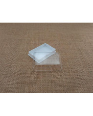 CAIXA PLASTICO RETAN.. 80X55MM C/ ETIQ