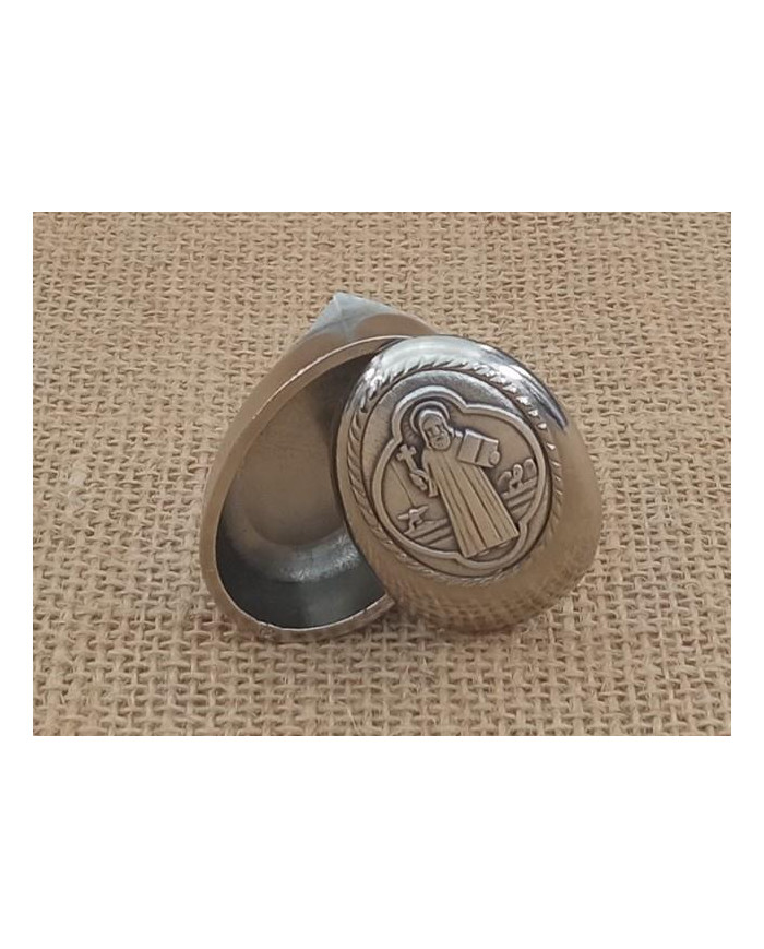 CAIXA METAL ZAMAC OVAL C/IMAGEM SB