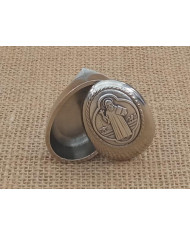 CAIXA METAL ZAMAC OVAL C/IMAGEM SB