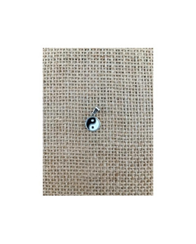 MEDALHA INOX 10MM RED YIN YANG