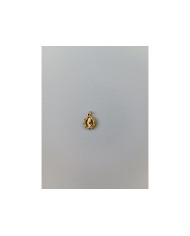 MEDALHA INOX 10MM REDONDA TRABALHADA BUSTO