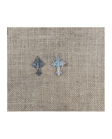 CRUZ FILIGRANA ABAULADA 28X40MM OX