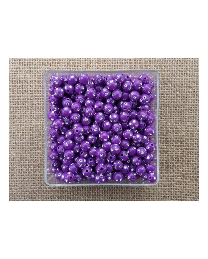 SACO 500 GR CT PLASTICO BRILHANTES 8MM