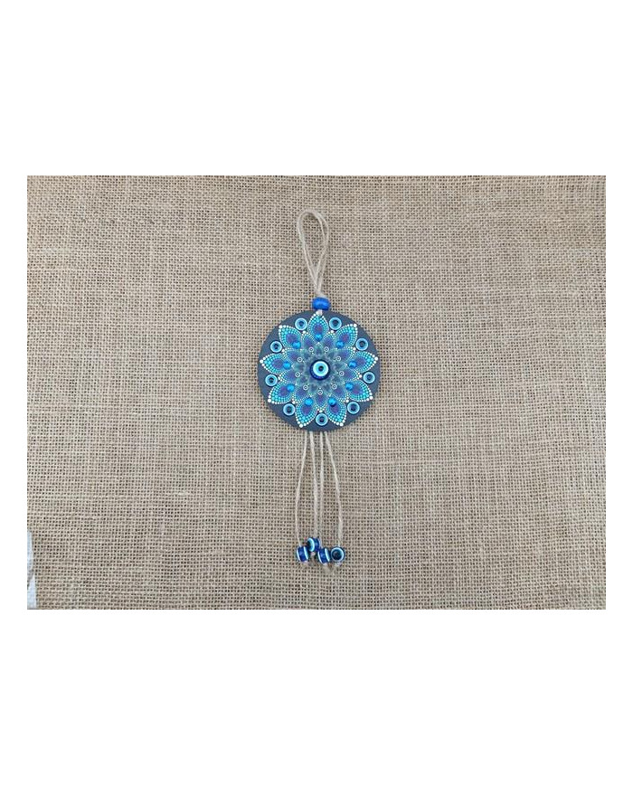 PENDENTE OLHO TURCO C/ MANDALA