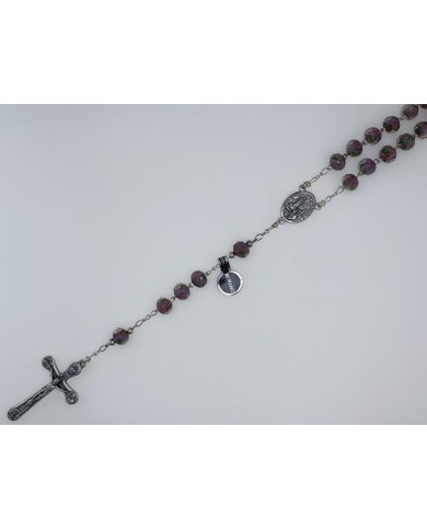 ROSARY MURANO GLASS 10X8MM