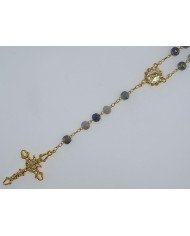 TERCO CRISTAL FACETADO 8MM DOURADO