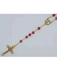 TERCO CRISTAL FACETADO 8MM DOURADO