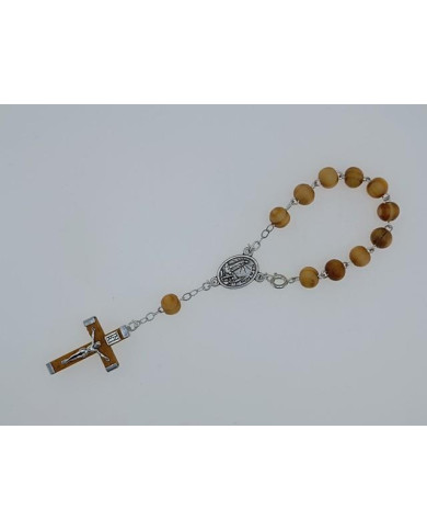 DEZENA IMIT. MADEIRA OLIVEIRA 8MM F