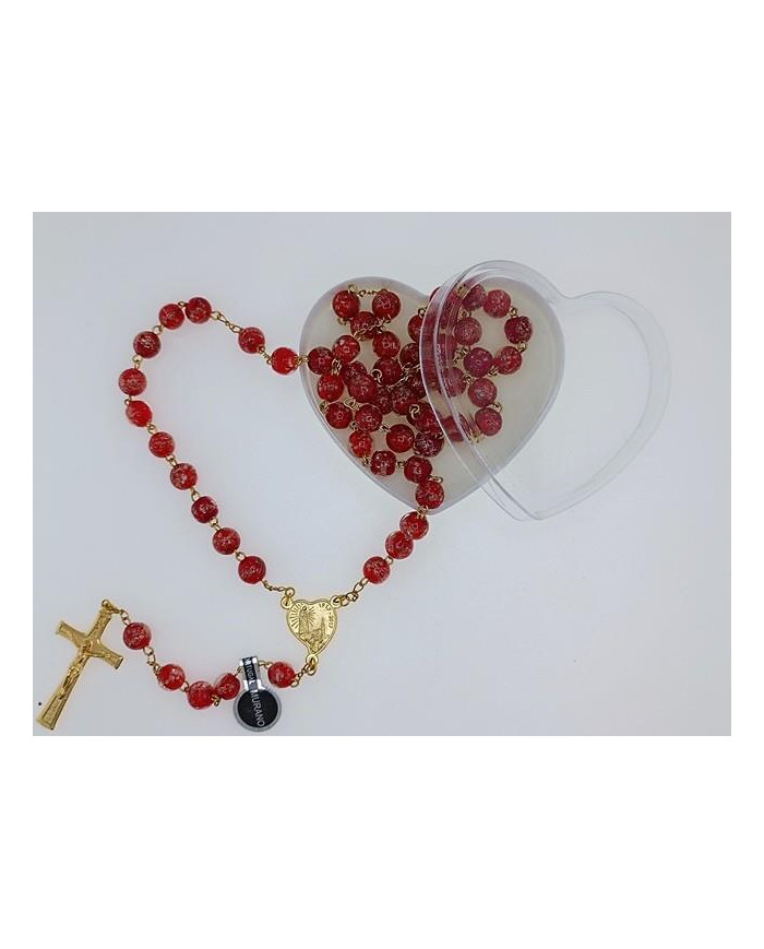 TERCO VIDRO MURANO LUMINOSO 8MM C/CX