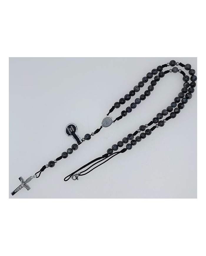 CORD ROSARY STONE 6MM