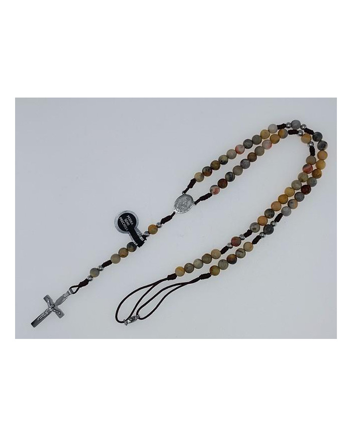 CORD ROSARY STONE 6MM