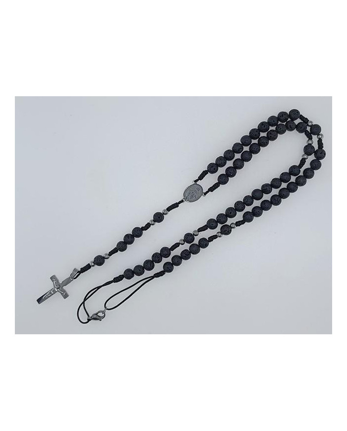 CORD ROSARY STONE 6MM