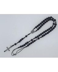 CORD ROSARY STONE 6MM