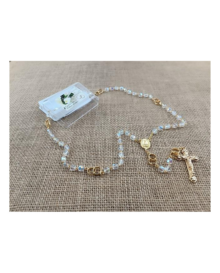 TERCO ANI. CRISTAL 10MM MATRIMÓNIO TRANSP