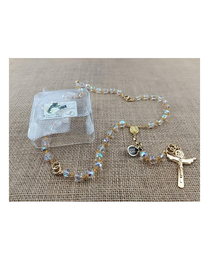 TERCO ANI. CRISTAL 10MM MATRIMÓNIO TRANSP