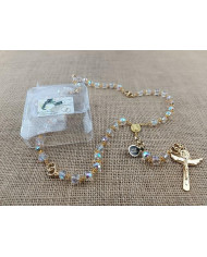 TERCO ANI. CRISTAL 10MM MATRIMÓNIO TRANSP