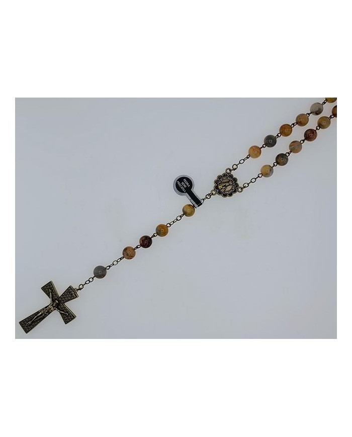 TERCO PEDRA 8MM BRONZE