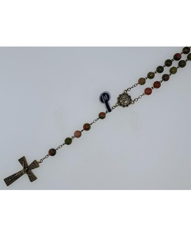 ROSARY STONE 8MM BRONZE