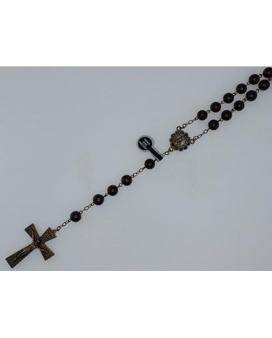 ROSARY STONE 8MM BRONZE