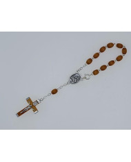 DEZENA MADEIRA OVAL 6X8MM