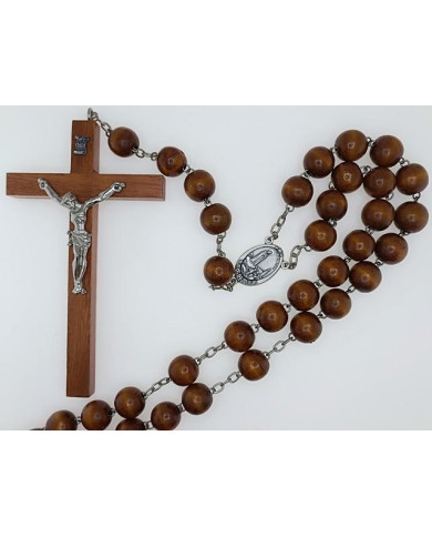 ROSARY WALL CHAIN ROUND WOOD 18MM