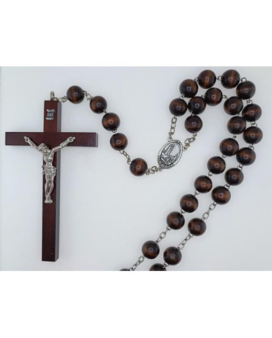 ROSARY WALL CHAIN ROUND WOOD 18MM