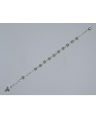 PULSEIRA STRASSBALL 6MM CRIST. TRANSP PRATA