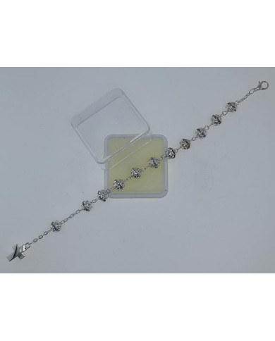 PUL FILIGRANA COM CRISTAIS EMBUTIDOS 8MM